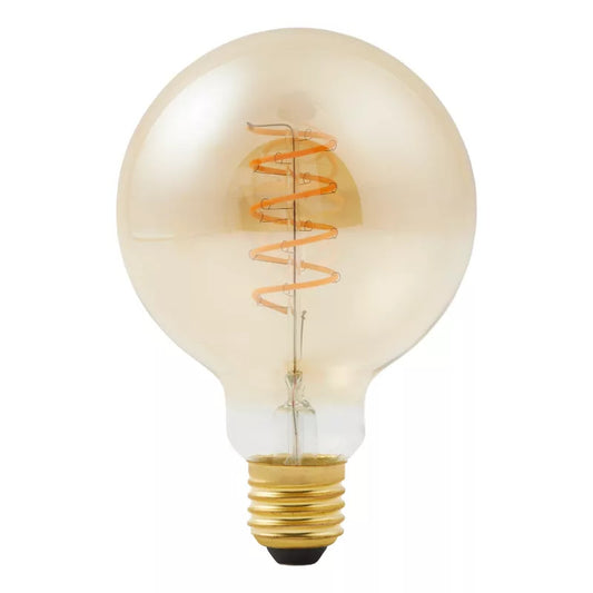 Luminara™ G95 Amber Globe LED Bulb – 250 lm, 1800 K, E27